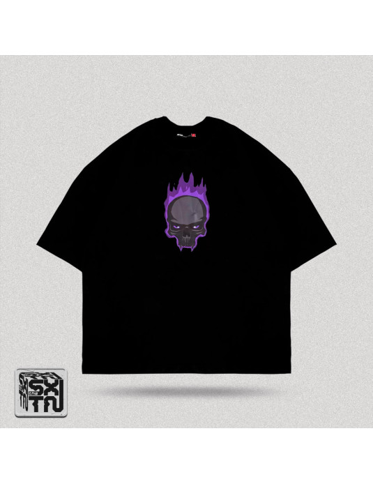 ФУТБОЛКА FLAME SKULL OVERSIZE